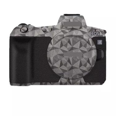 Imagem de JERXTTON Película de decalque para Canon EOS RP Película de vinil antirarranhões Mirrorless Camera Body Protective Sticker Coat (Triângulo Titânio)