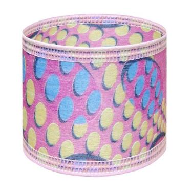 Imagem de 10m Fita Poá  Aramada 3,5cm em Tecido ou TNT Várias Cores - Fitas e Fe