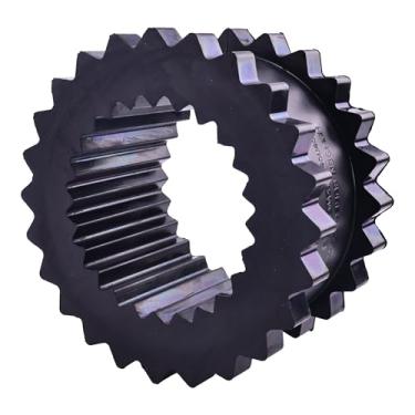 Imagem de Demfec Elastômero de manga de acoplamento 10JE compatível com a série S-Flex, design sólido, diâmetro externo de 17,9 cm, comprimento do elastômero de 8,7 cm, torque nominal de 7,3 cm