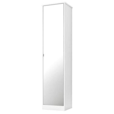 Imagem de Armário Multiuso Reflex Ii 1 Porta Branco Com Espelho Demóbile Branco