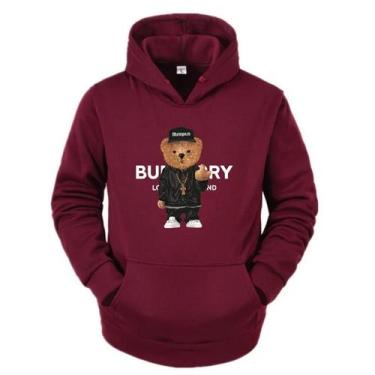 Imagem de Blusa de Frio Moletom Academia Treino Trabalho Inverno - Maravs, Bordô