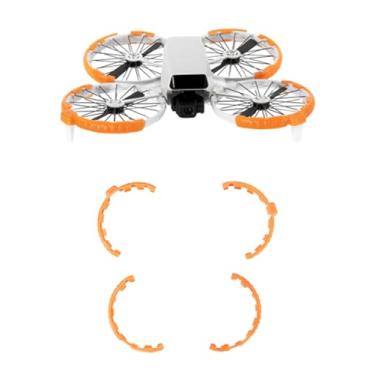 Imagem de YUULNMOP Protetor de hélice para DJI Flip Drone Acessórios, Anel de Proteção de Hélice Brilho Noturno, Proteção para DJI Flip, Dobrável e Anticolisão (Laranja Fluorescente)