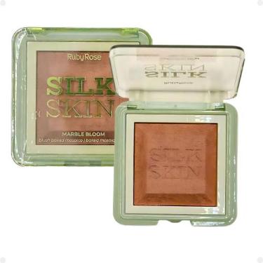 Imagem de Blush Baked Mosaico Ruby Rose Marble Bloom Silk Skin Velvet Taupe Hb-F