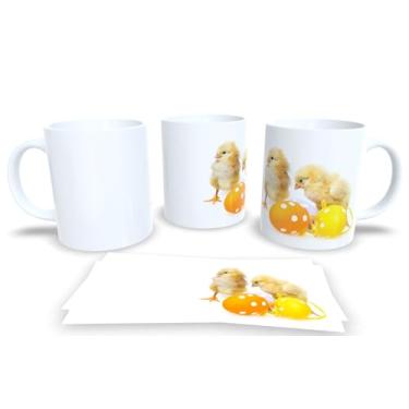 Imagem de Canecas Branca de Porcelana Personalizadas Pascoa 4 (Pascoa 72)