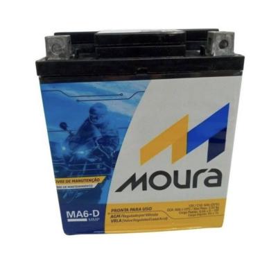 Imagem de Bateria De Moto moura MA6-D 6ah