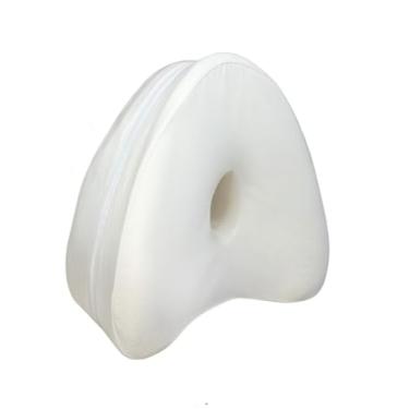 Imagem de Travesseiro Almofada De Pernas Joelhos Confortse Nasa Ortopédico Alivia Dores No Corpo, Lombar, Ciática, Articulações, Joelhos e Gravidez, Alinha Coluna Durma Melhor Design Ergonômico (1)