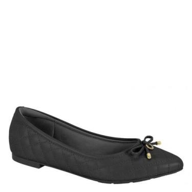 Imagem de Sapatilha Feminina Modare Ultraconforto Com Laço 7334.232, Preto napa,