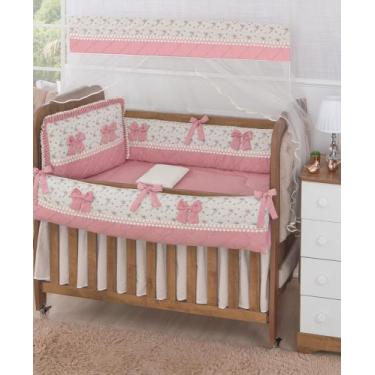 Imagem de Kit berço americano para bebe menina perola 10 peças - Miguel baby, Ro