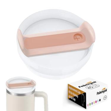 Imagem de Fabenyok Tampa de copo de substituição de 1,134 g adequada para Stanley Cup, 1 pacote de tampas de substituição para copos Stanley Travel Tumbler, capas de copo à prova de derramamento para acessórios