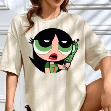 Imagem de Camisa Oversized Feminina Meninas Superpoderosas Todas Personagens Ver