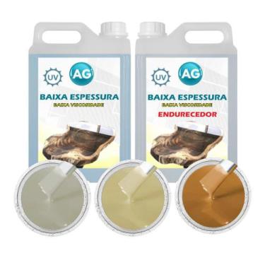 Imagem de Resina Baixa Espessura 5KG + 3 Cores Sólidas - Resinas ag