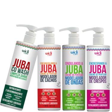 Imagem de Kit Widi Care Cremes De Pentear A Juba: Encaracolando, Ecrespando,Ondulando E Co Wash 4x500ml