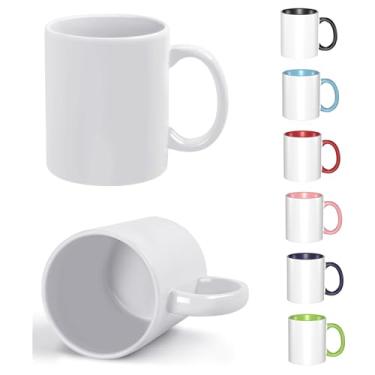 Imagem de Canecas personalizadas com foto personalizada Faça upload de suas próprias canecas de cerâmica com texto de imagem, xícaras de café engraçadas personalizadas para mulheres e homens, 325 ml (dois lados