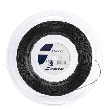 Imagem de Corda Babolat Syn Gut 16L 1.30mm Preta - Rolo Com 200 Metros 