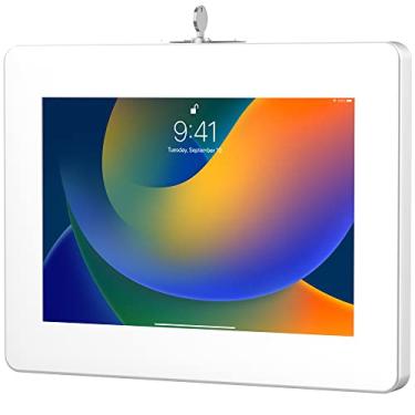 Imagem de Suporte de parede com trava CTA para iPad 10ª geração de 11,9 polegadas - iPad 7ª/8/9 geração - iPad Air 4 - Galaxy Tab - Surface Go - Galaxy Tab S5E - Tablets Zebra e mais - Branco (PAD-PARAWW)