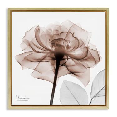 Imagem de Stupell Industries Minimal Mocha Rose Gold Framed Floater Canvas Wall Art Design por Albert Koetsier, 18 x 18