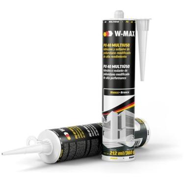Imagem de Selante PU 40 Multiuso W-Max Wurth 360g/212ml - Branco