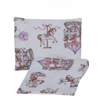 Imagem de Jogo De Lençol Fantasy Infantil Solteiro 02 Peças Malha 100% Algodão -