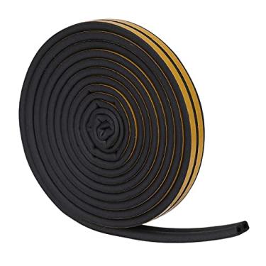 Imagem de FTVOGUE Tiras de Vedação de Espuma para a Porta e a Janela, Sedora de Borracha à Prova de Som Auto -adesiva - Instalação Fácil, Com 5 Metros de Comprimento, Adequada para Usar o Lar e o Escritório