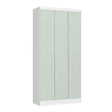 Imagem de Guarda-roupa 3 Portas 103,4cm X 217cm Infinity Branco / Pistache Line