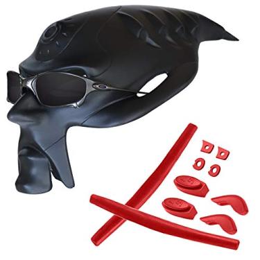 Imagem de RockShell Kits de borracha de substituição para óculos de sol Oakley Juliet - Kits de borracha vermelha