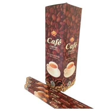 Imagem de Kit de Incensos Aroma Café, 12 Unidades, Energia e Conforto