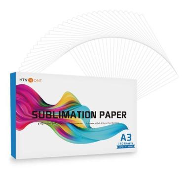 Imagem de Papel de sublimação HTVRONT 11x17 polegadas 150 folhas 120gsm