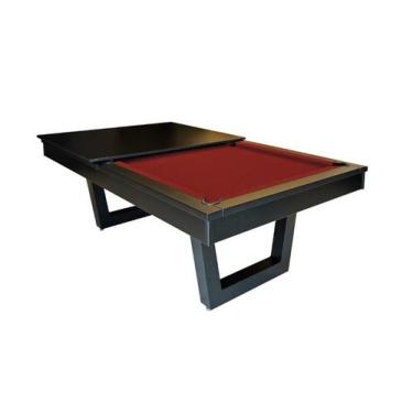 Imagem de Mesa de Sinuca/Bilhar com Tampo de Jantar - 2,52x1,40 - Nelson Bilhare