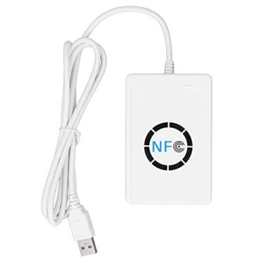 Imagem de Escritor de Leitor de Cartões Com Chip Sem Contato do Leitor USB NFC, Velocidade de Escrita Rápida, Alta Compatibilidade, Ideal para o Uso da Casa e do Escritório