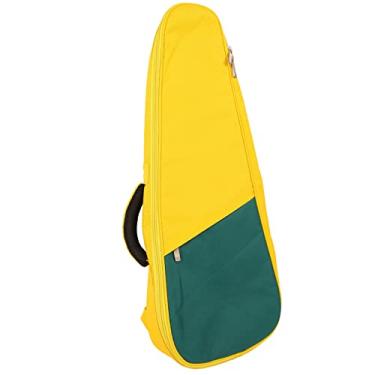 Imagem de Estojo para Ukulele, Grande Espaço de Armazenamento Bolsa para Ukulele de 26 e 27 Polegadas para Performances (Amarelo)