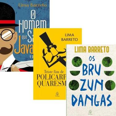 Imagem de Kit 3 Livros Lima Barreto Os bruzundangas + Triste fim de Policarpo Qu