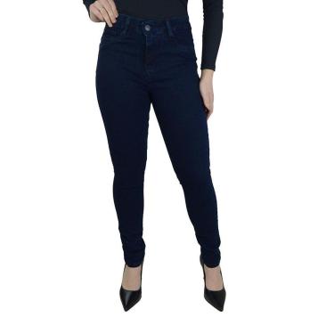 Imagem de Calça Feminina Ouzzare Jeans Skinny Azul Escuro - ZZ8060-Feminino