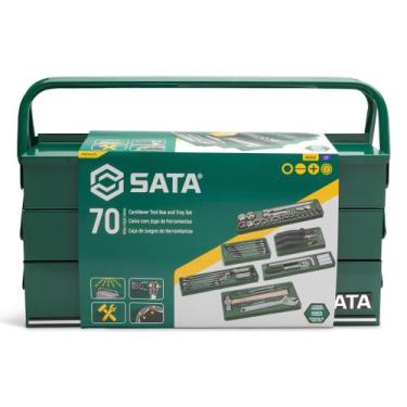 Imagem de Caixa Com Jogo De Ferramentas 70 Peças ST95104A70-6 Sata - APEX - SATA