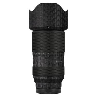 Imagem de Adesivo para câmera antiarranhões com tampa de lente película protetora decalque protetor corporal para Tamron 50-300 mm F4.5-6.3 adequado para Sony Mount 50 300 (Auspicious Clouds Black)