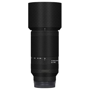 Imagem de Skin Lens Camera Skin Wrap Vinil Adesivo Acessórios para Tamron 70-300mm F4.5-6.3 apto para Sony Mount 70 300 (Armor Fiber Black)