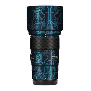 Imagem de Adesivo protetor de câmera de película de vinil para lente para Tamron 90 mm F2.8 adequado para Nikon Z Mount Protector Coat Accessories 90 2.8 (azul circuito)
