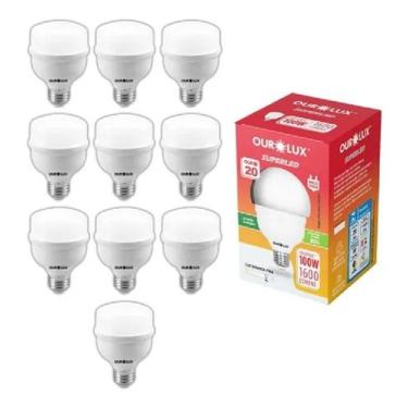 Imagem de Kit 20 Lâmpadas Atacado Led Compacta Alta Potência 20w E27 Bivolt 6500