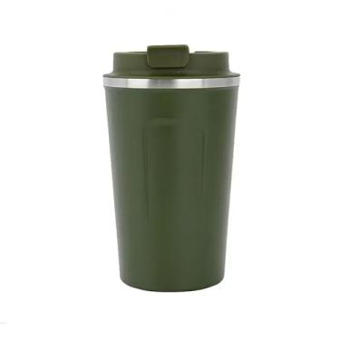 Imagem de Caneca Copo Térmico com Tampa Aço Inox Quente E Frio 420/500ML—1469/NEW (Verde/2)