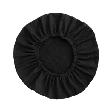 Imagem de IEUDNS Capa para ventilador, proteção contra poeira, armazenamento doméstico para ambientes internos e externos, proteção universal contra poeira, capa, Preto