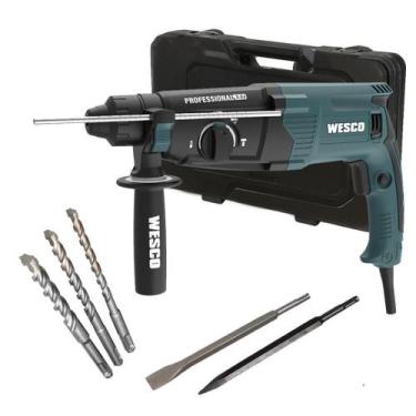 Imagem de Martelete Rompedor Perfurad Wesco 900W 3,2J Mod Ws3228K 220V