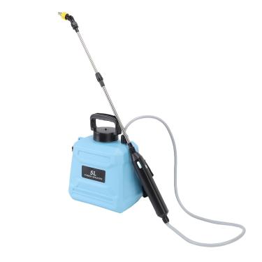 Imagem de Asixxsix Pulverizador de Jardim Elétrico, Pulverizador Alimentado por Bateria de 5l Com 3 Bocais e Varinha Retrátil, Bateria Recarregável de 1200 MAh, Alça de Ombro Ajustável (BLUE)