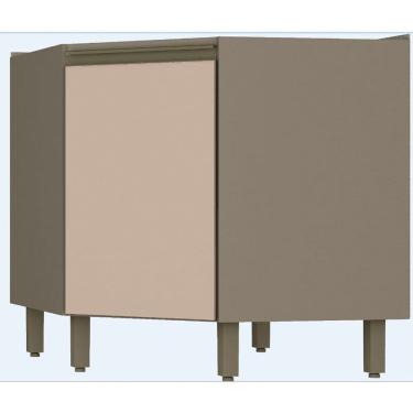 Imagem de Balcão sem Tampo de Canto Obliquo Henn