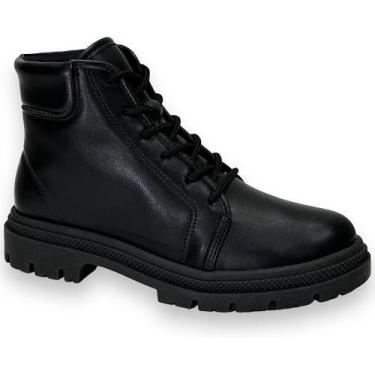 Imagem de Bota Feminina Moleca Casual 5344.102 Preta, Preto, 37