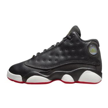 Imagem de Tênis infantil Jordan 13 retrô, Preto/vermelho-branco verdadeiro, 2.5 Little Kid