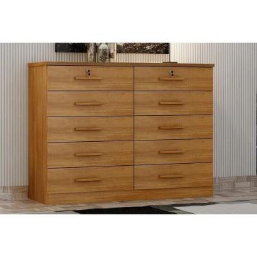 Imagem de Cômoda De Quarto Milão-deca C- 10 Gavetas Cumaru 23 - Novo Horizonte