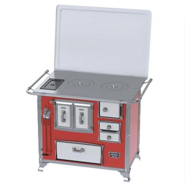 Imagem de Fogao a Lenha Venax GII n 2 Classic Vermelho SE