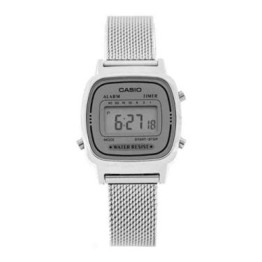 Imagem de Relógio Casio Vintage Prata Feminino LA670WEM-7DF