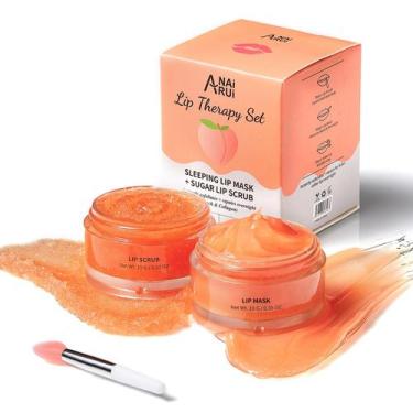 Imagem de Conjunto de máscara de protetor labial e esfoliante labial ANAI RUI Li