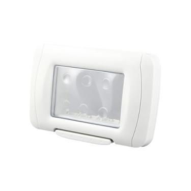 Imagem de IEUDNS Tampa de saída Tampa articulada Acessórios Fácil de usar Transparente Alto desempenho Resistência ao calor Substituição Caixa italiana à prova, 3 Gangue