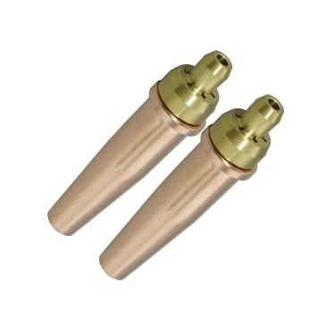Imagem de RIVERWELD Pontas de corte de gás natural de propano GPN tamanho 2 e GPN-2 para maçarico cortador de oxigênio oxicombustível estilo Victor-Style feito de cobre PK2